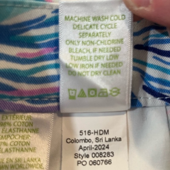 Lilly Pulitzer Callahan Stretch Shorts Fishful Thinking Size 8 NWT - Picture 8 of 13